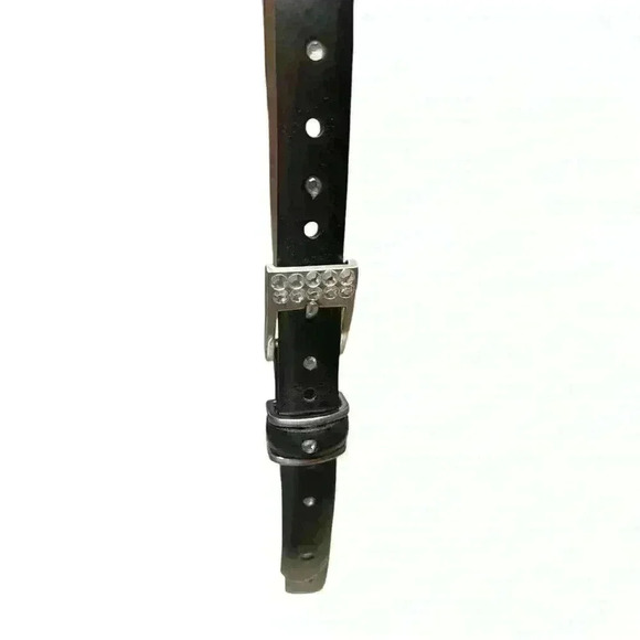BB Simon Crystal Belt XL with Black with Crystals Made in Italy main image 10